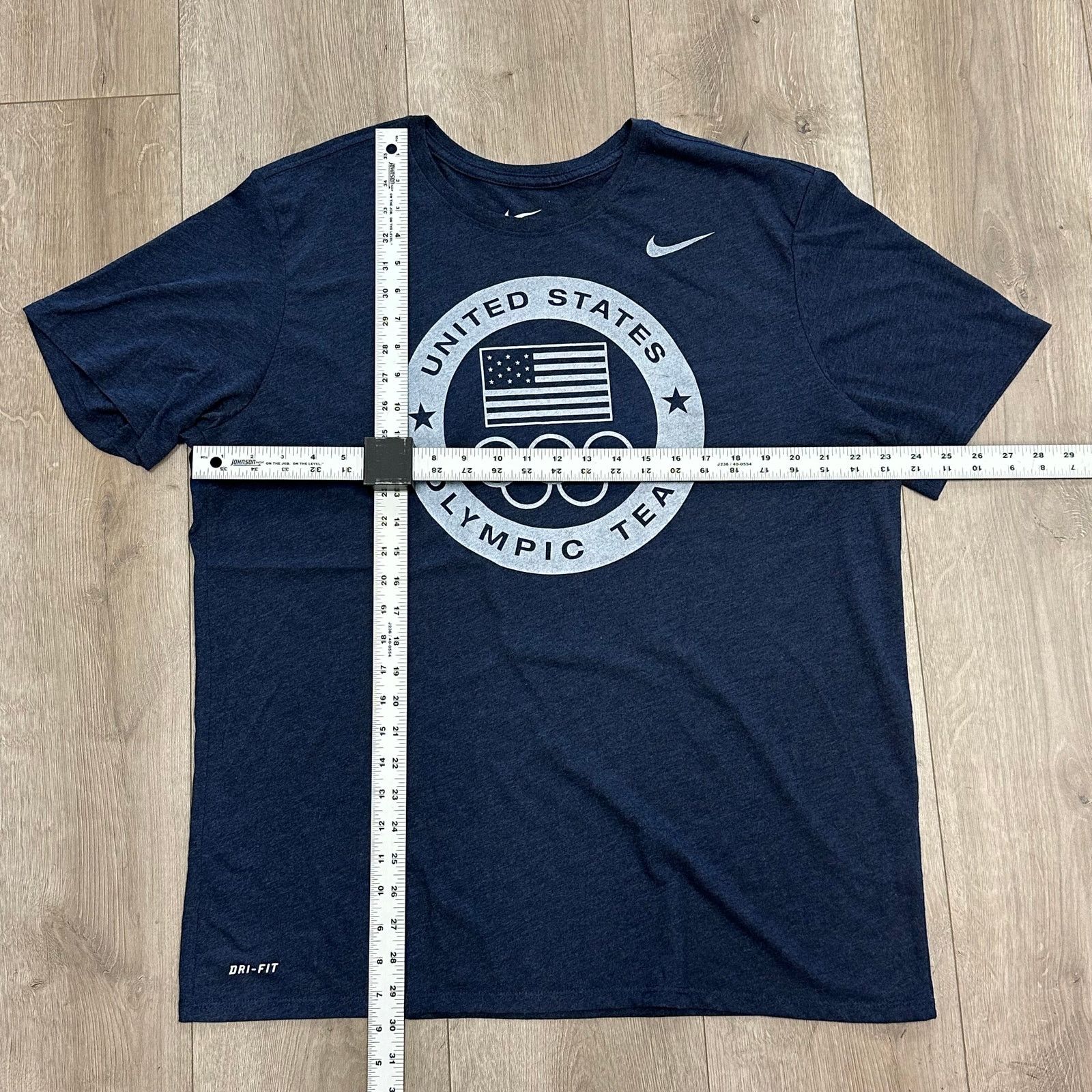 Nike Nike United States Olympic Team Navy Dri-FIT Tee T Shirt XL Size US XL / EU 56 / 4 - 2 Thumbnail