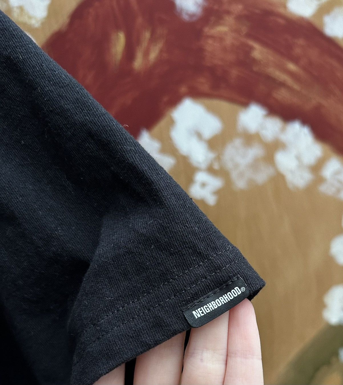 Neighborhood Neighborhood AW2022 Black Graphic Print T-Shirt Size US L / EU 52-54 / 3 - 7 Thumbnail