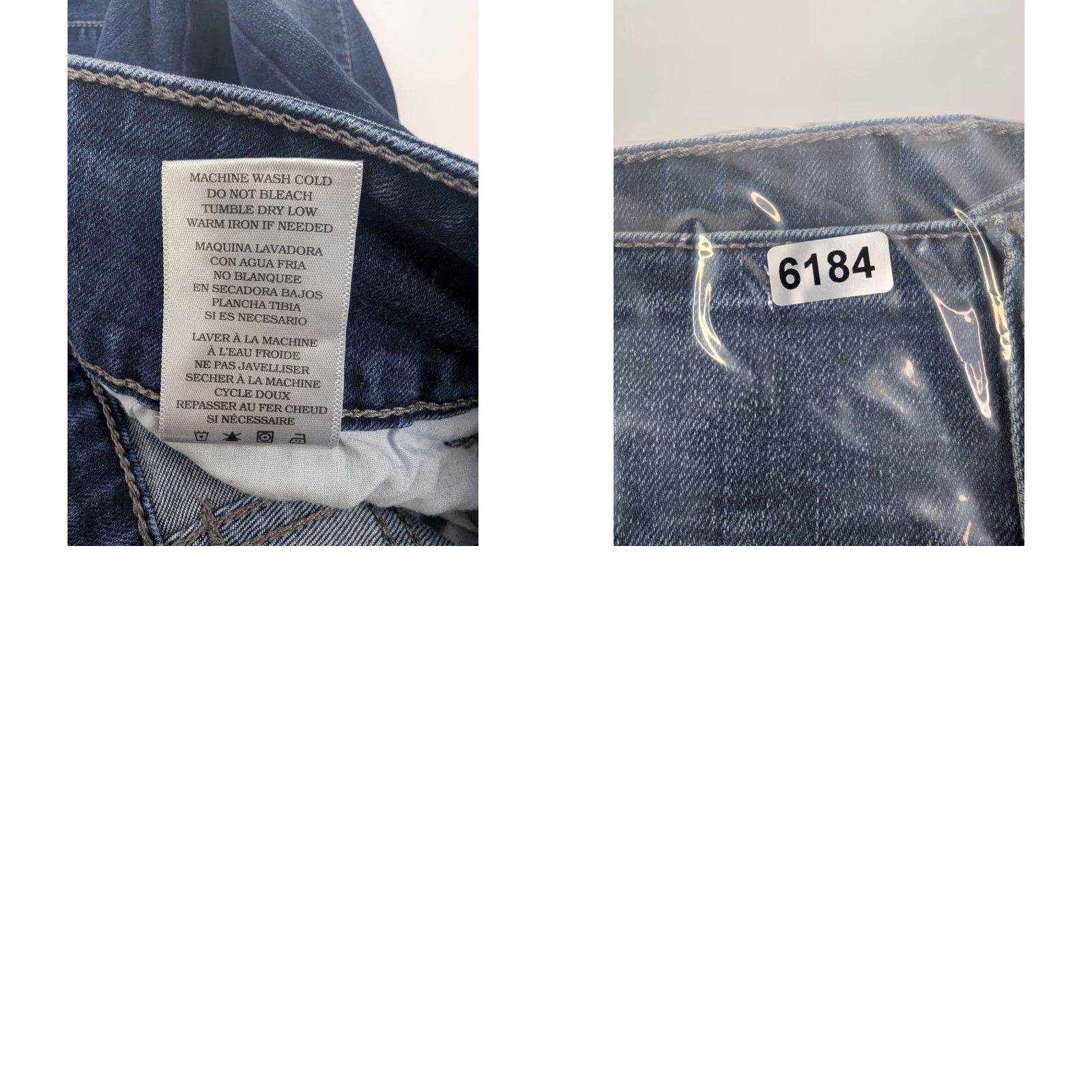 Vintage VINTAGE KanCan Estilo Straight Leg Denim Jeans Distressed Raw Hem Women's Size 27 Size 27" / US 4 / IT 40 - 9 Thumbnail