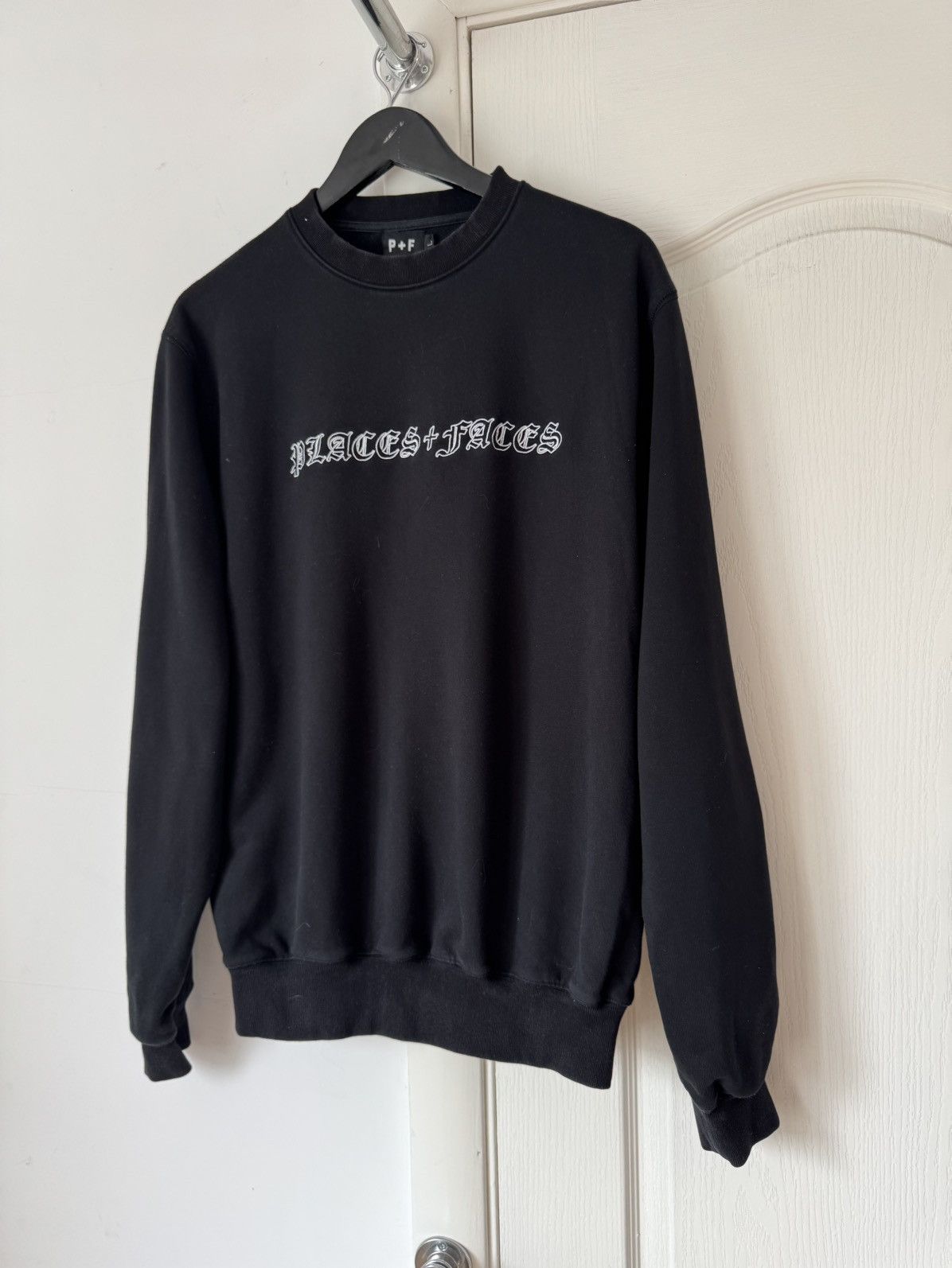Vintage Places + Faces Sweatshirt Embroidered Logo Sweater Size US M / EU 48-50 / 2 - 2 Thumbnail