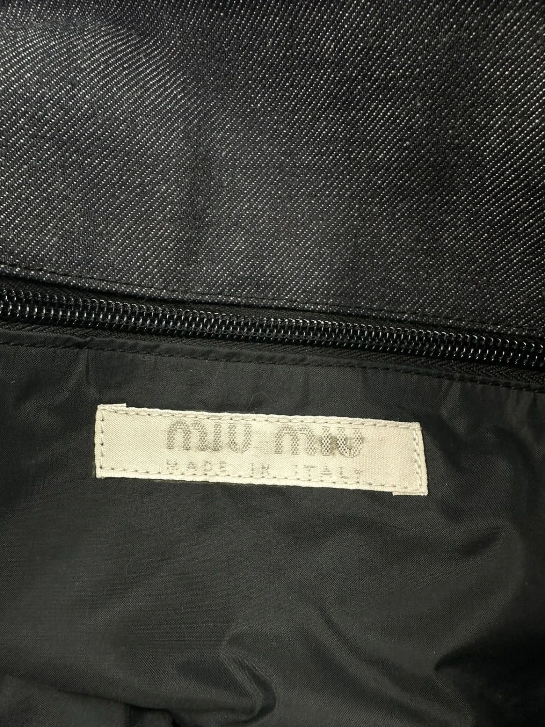 Miu Miu Miu Miu 90s Denim Sling Bag Size ONE SIZE - 11 Thumbnail