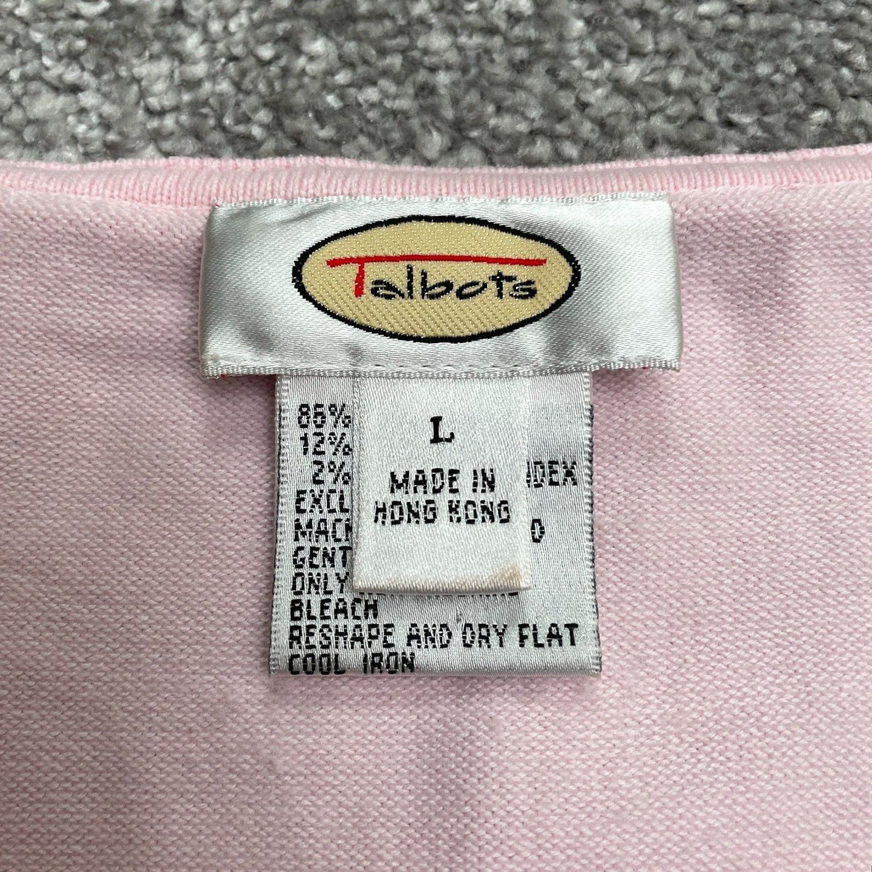 Talbots Talbots Tank Top Womens L Pink Round Neck Sleeveless Casual Knitted Basic Shirt Size L / US 10 / IT 46 - 6 Thumbnail
