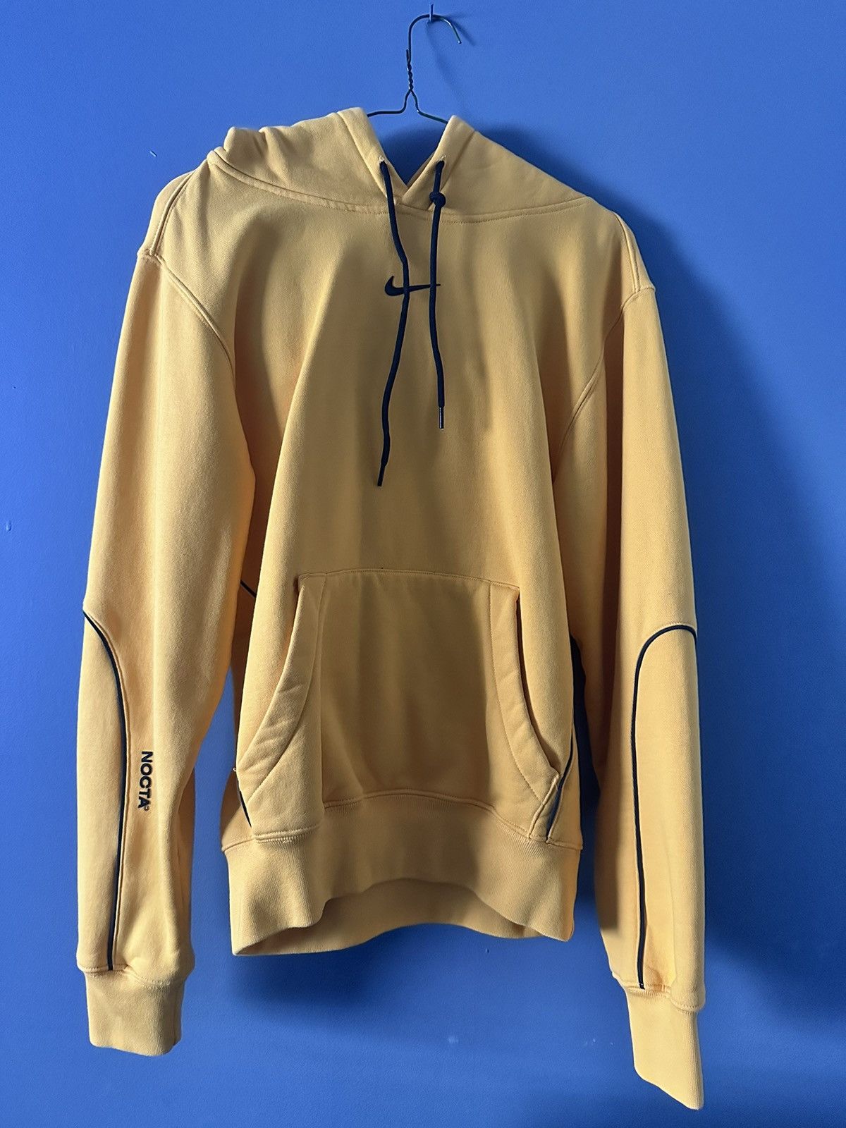 image of Drake x Nike Nocta Hooded Sweatshirt Xs in Yellow/Black, Men's