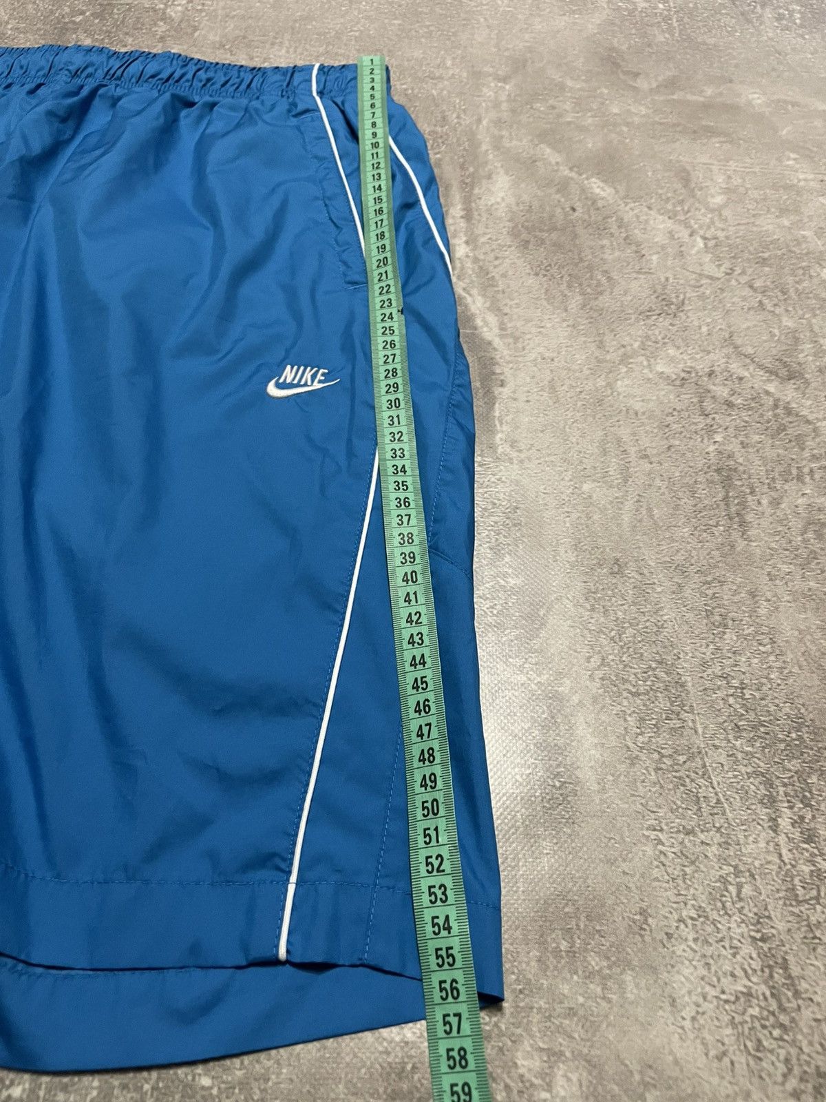 Nike × Vintage Vintage Nike Nylon Blue Shorts Drill Y2K Size US 34 / EU 50 - 14 Thumbnail
