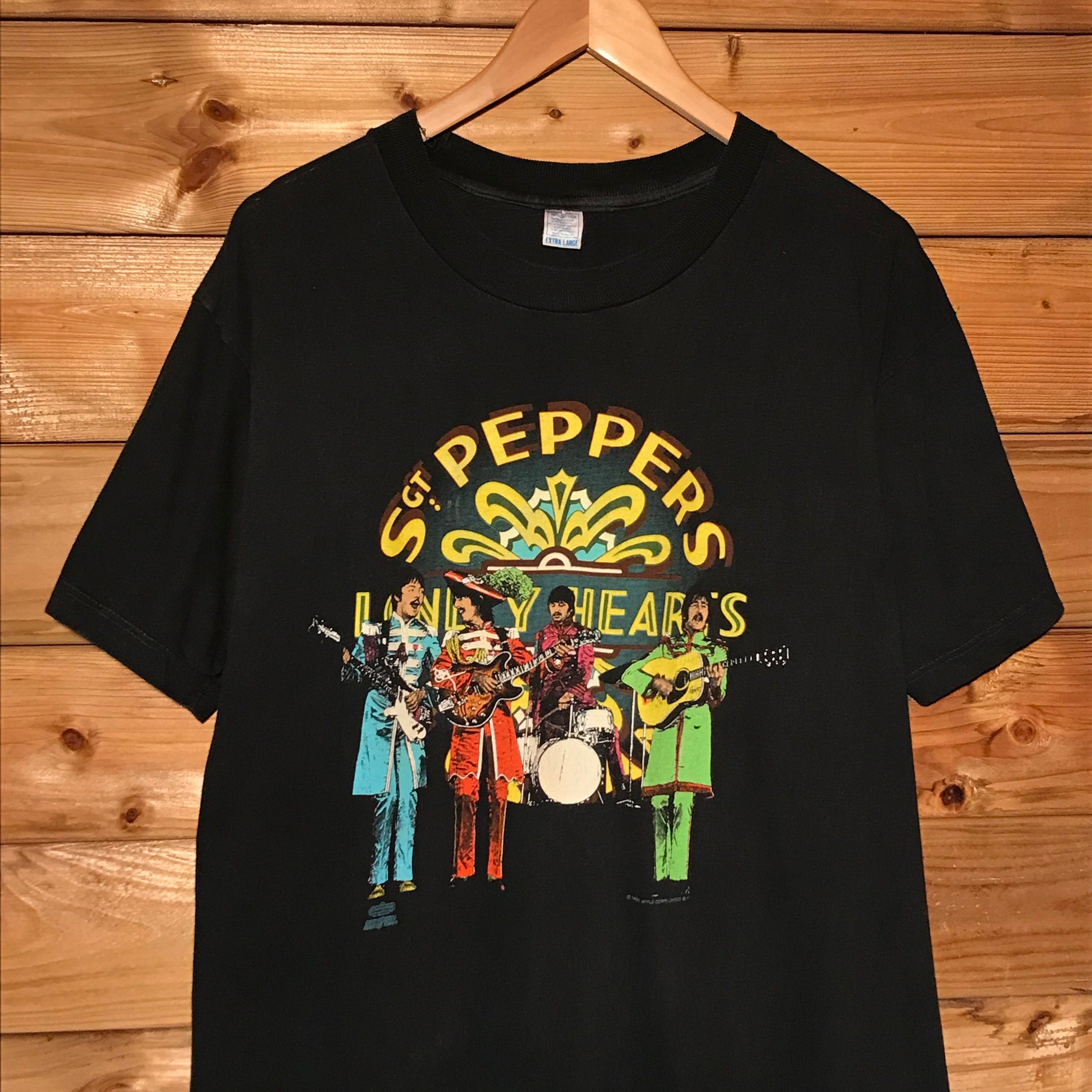 Band Tees × Vintage 1992 The Beatles Sgt. Pepper's Lonely Hearts 25th Ann tee Size US XL / EU 56 / 4 - 4 Thumbnail
