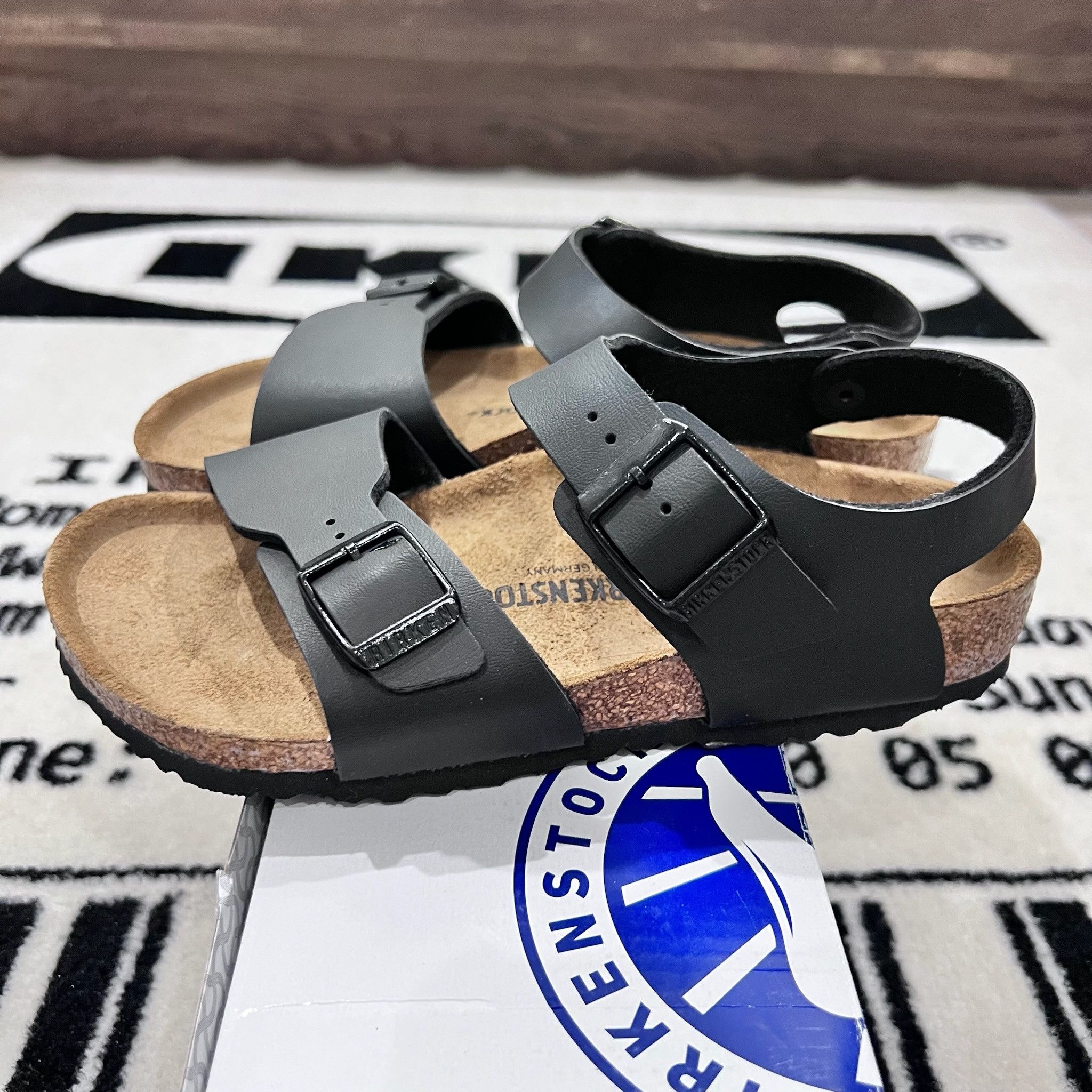 Birkenstock Birkenstock New York Kids - Birko-Flor - Black Size US 4 / IT 34 - 4 Thumbnail