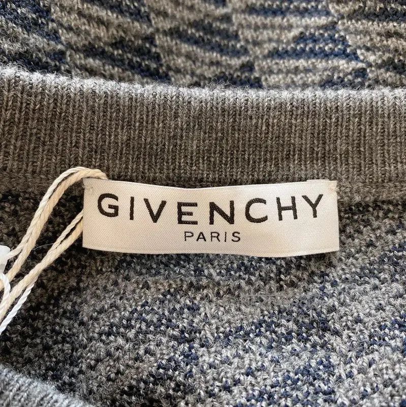 Givenchy Givenchy Blue Wool Long Sleeve Sweater . Size L / US 10 / IT 46 - 5 Thumbnail