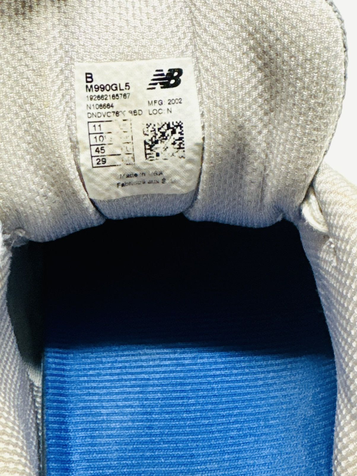 New Balance New Balance 990v5 Castlerock Grey. Size US 11 / EU 44 - 7 Thumbnail