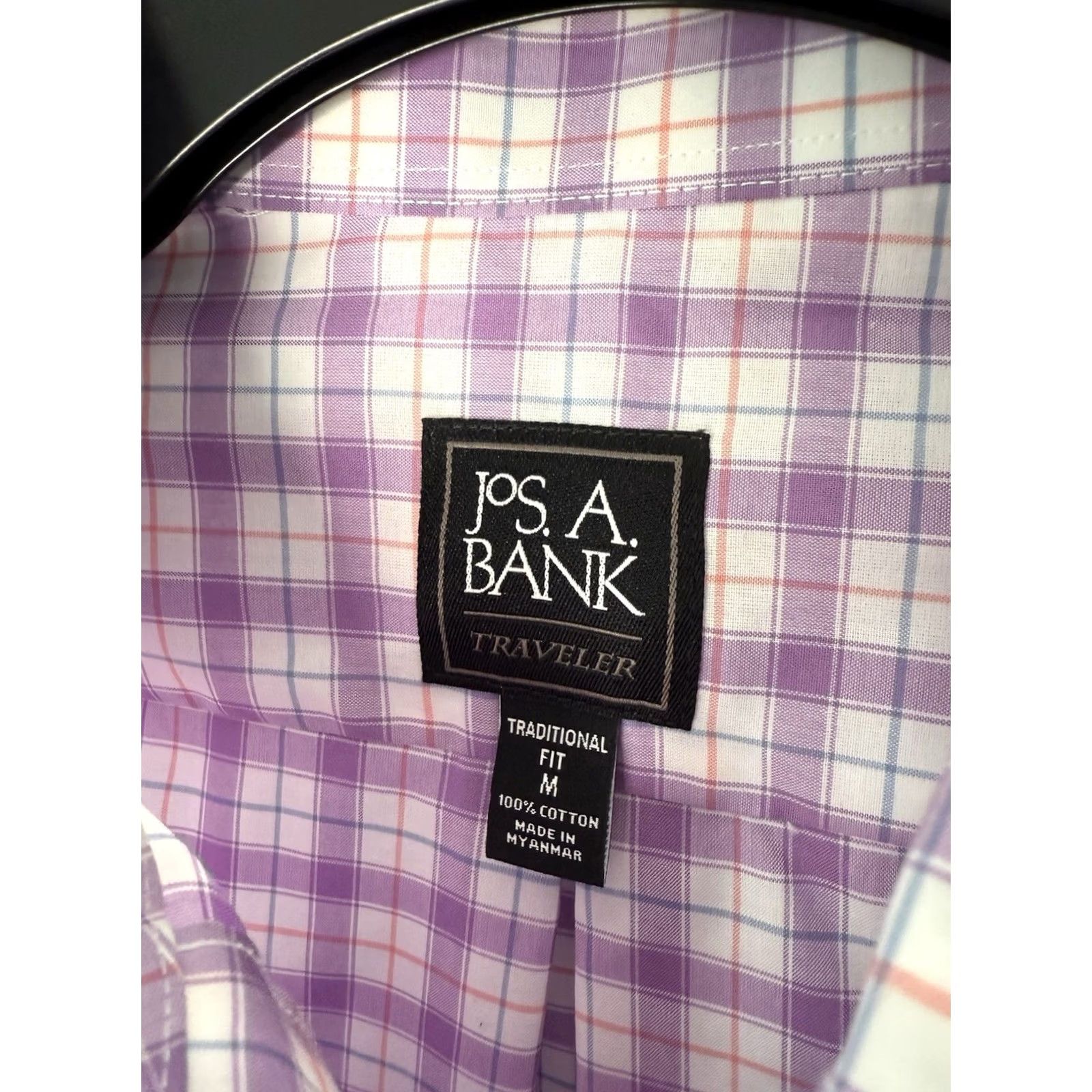 Jos. A. Bank Jos. A. Bank Traveler's Collection Shirt Multicolor Check Long Sleeve Men Medium Size US M / EU 48-50 / 2 - 3 Thumbnail