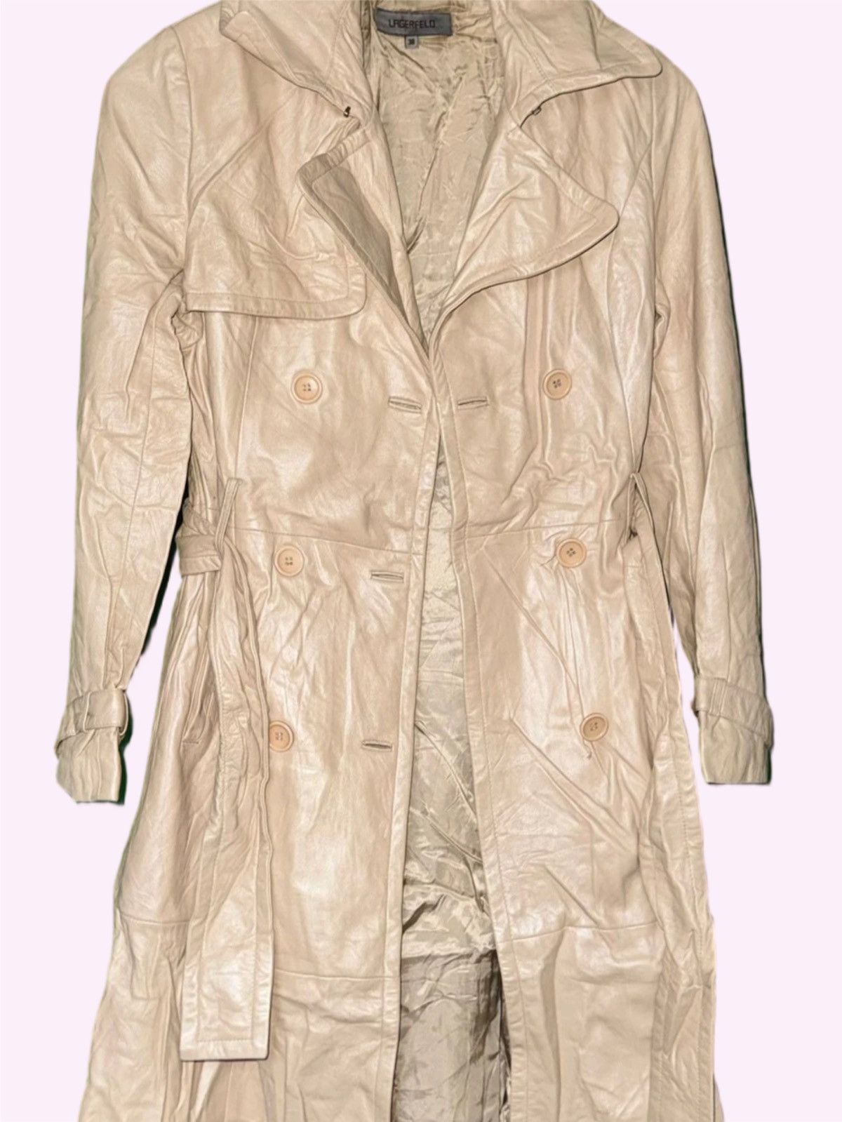Karl Lagerfeld Karl Lagerfeld Women Trenchcoat Size S / US 4 / IT 40 - 1 Thumbnail