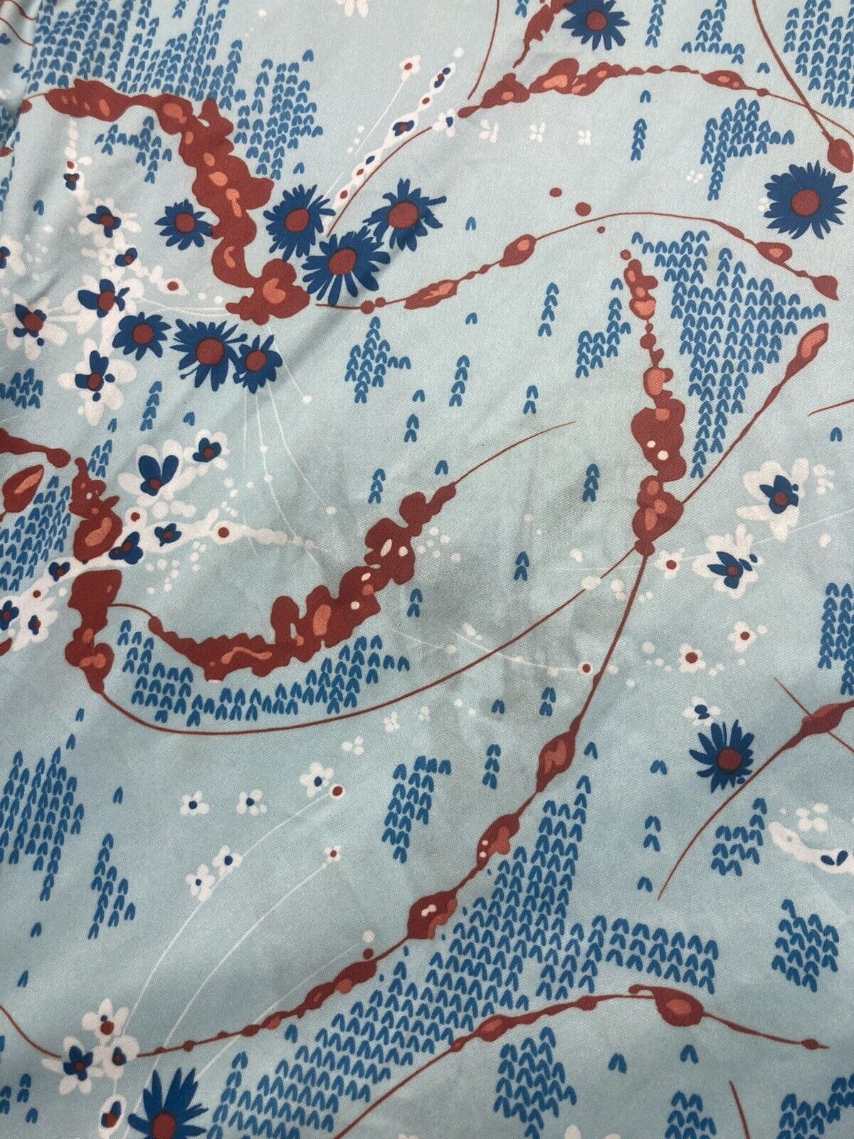 Sears × Vintage 70s sears disco shirt polyester dagger flowers women’s 40 Size L / US 10 / IT 46 - 7 Thumbnail