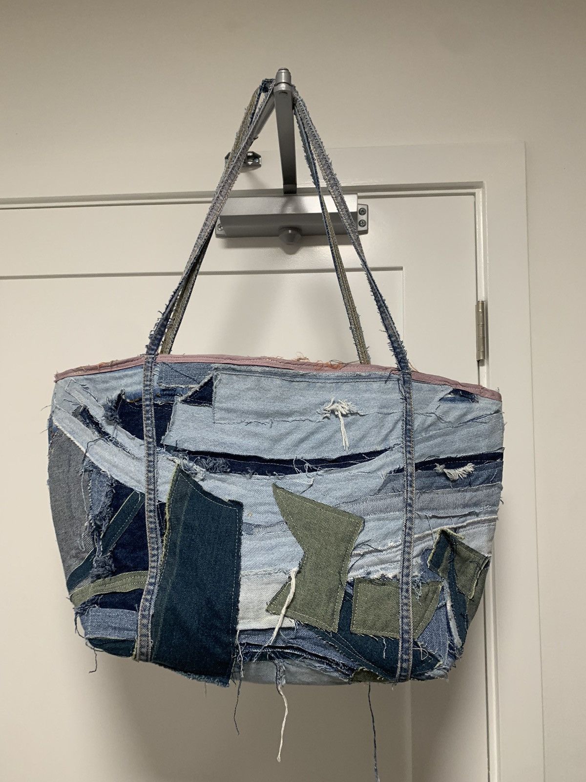 Other Bizzrad denim patchwork insulated tote bag Size ONE SIZE - 2 Thumbnail