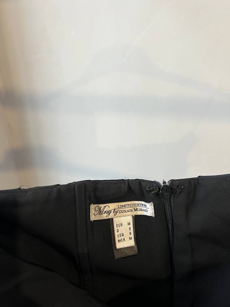 Zuhair Murad MNG BY ZUHAIR MURAD LIMITED EDITION SOLID BLACK DRESS SZ M Size M / US 6-8 / IT 42-44 - 8 Thumbnail