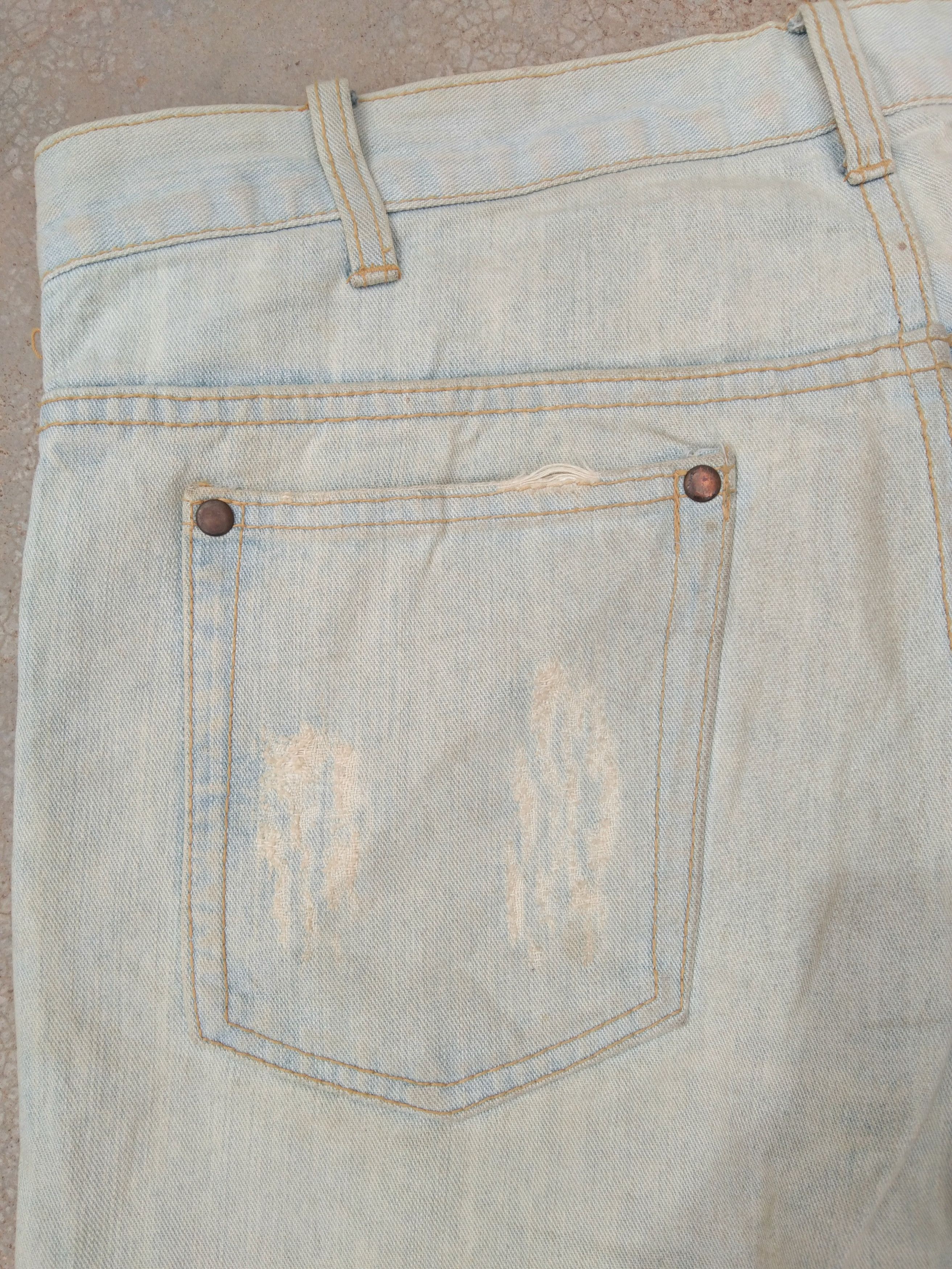Japanese Brand Vintage Japanese Brand Rusty Wash Flared Jeans 33x30 Size US 33 - 3 Thumbnail