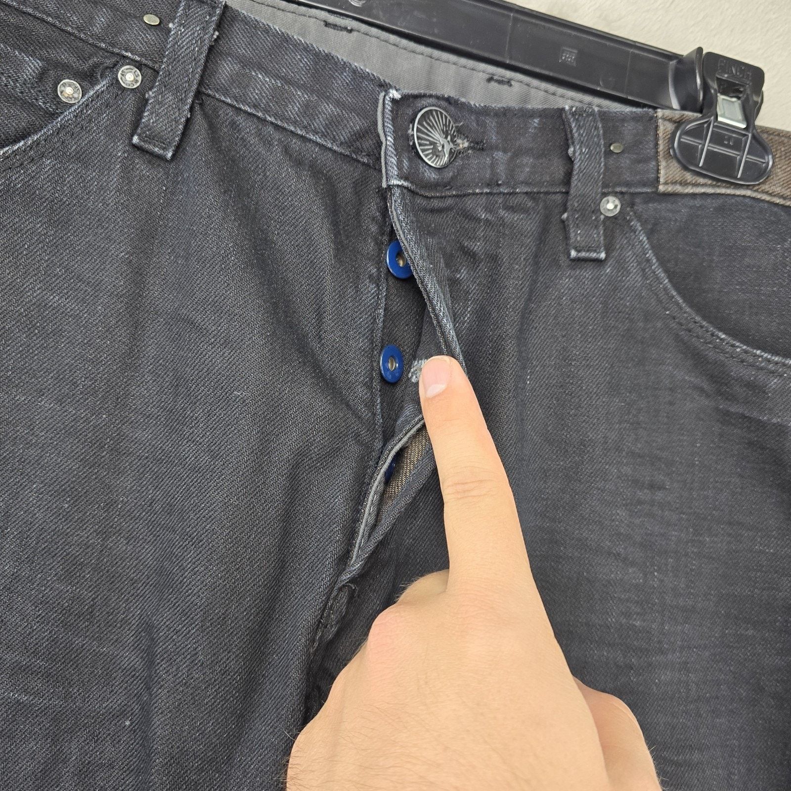 Levi's Vtg Levis Blue Star Jeans Men's 32x34 (Fits 34x33) Denim Size US 34 / EU 50 - 3 Thumbnail