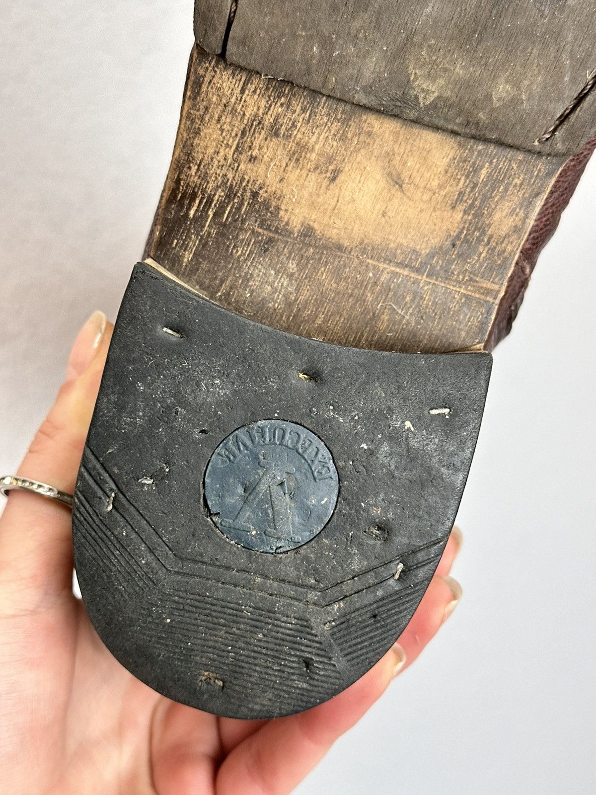 If Six Was Nine Leather Boots HandMade Italian Rick owens Style As 98 Rare Size US 9 / IT 39 - 12 Thumbnail
