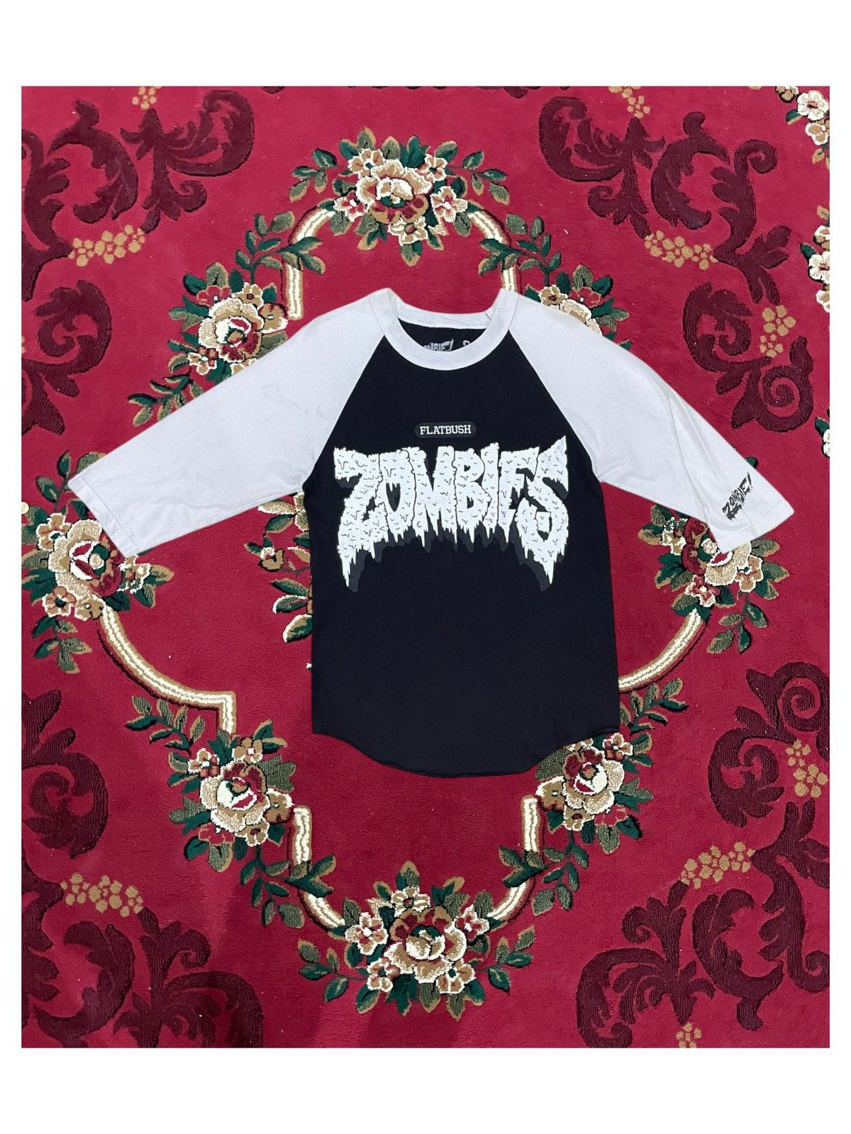 Flatbush Zombies Flatbush Zombies Raglan Tee Size US S / EU 44-46 / 1 - 2 Thumbnail