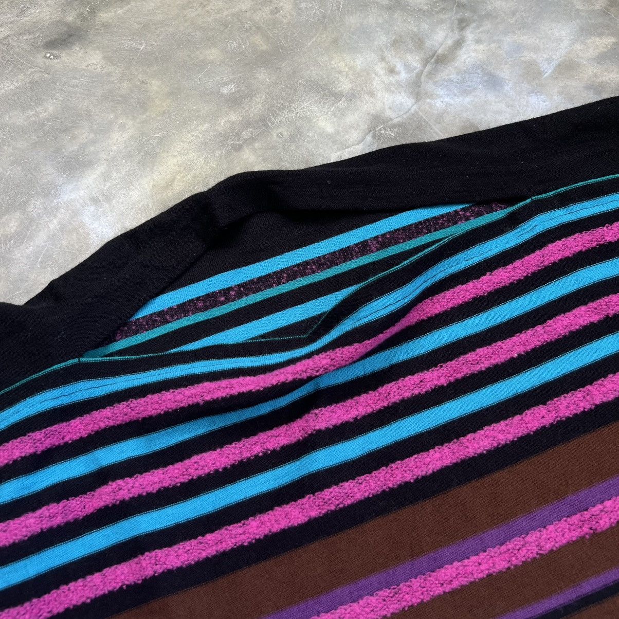Issey Miyake Issey Miyake Me Oversize Stripe Knit Shirt Size ONE SIZE - 3 Thumbnail