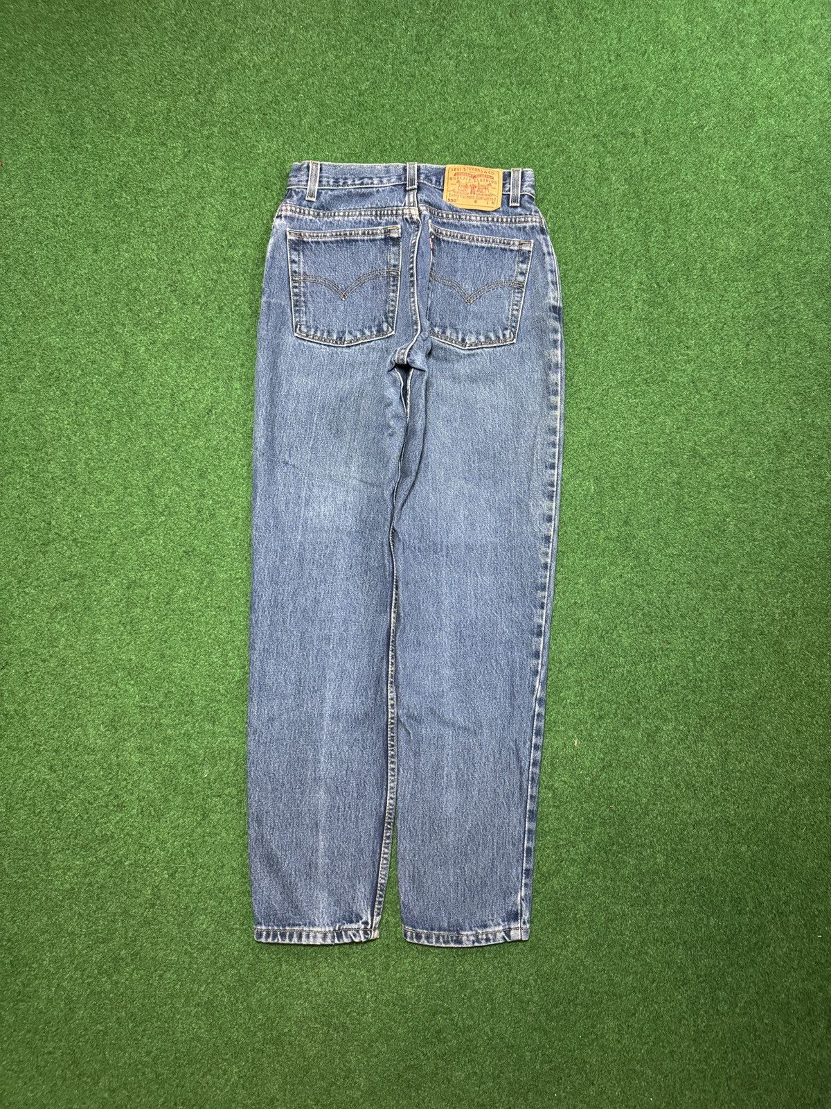 Levi's Vintage Clothing Vintage 90s Levi’s 550 Relaxed Taper 28x30 Denim Jeans Size 30" / US 8 / IT 44 - 1 Thumbnail