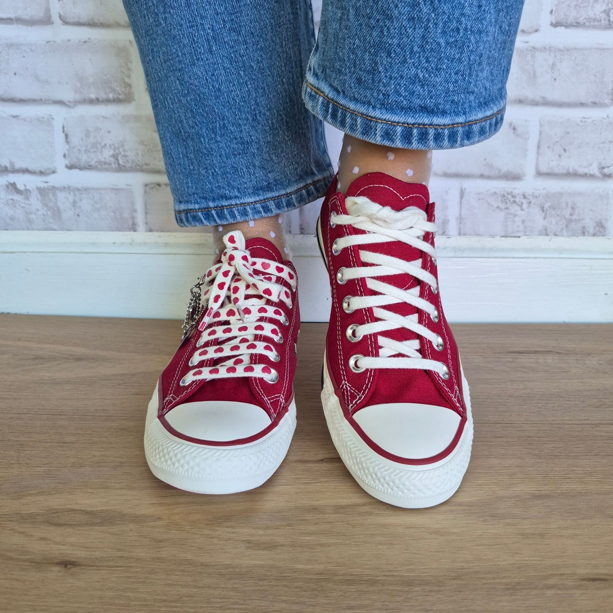 Converse ⭐Converse Chuck Taylor Valentine's Day Low 5.5 Womens shoes Size US 5.5 / IT 35.5 - 5 Thumbnail