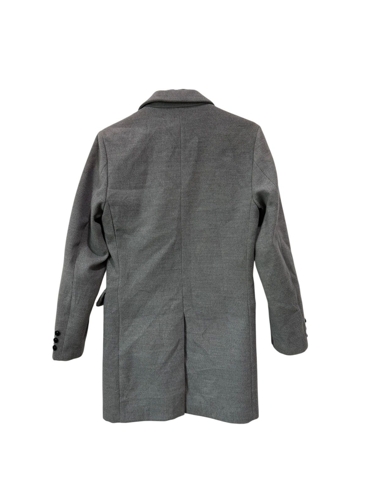 semanticdesign Semantic Design Minimal Grey Wool Single Breasted Overcoat Size M / US 6-8 / IT 42-44 - 5 Thumbnail