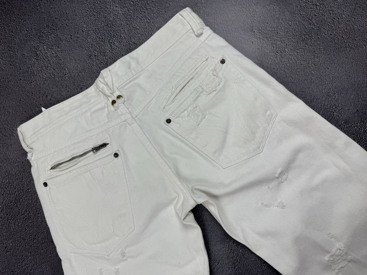 Dolce & Gabbana Vintage Dolce&Gabbana White Jeans Denim Size 34" / US 12 / IT 48 - 5 Thumbnail