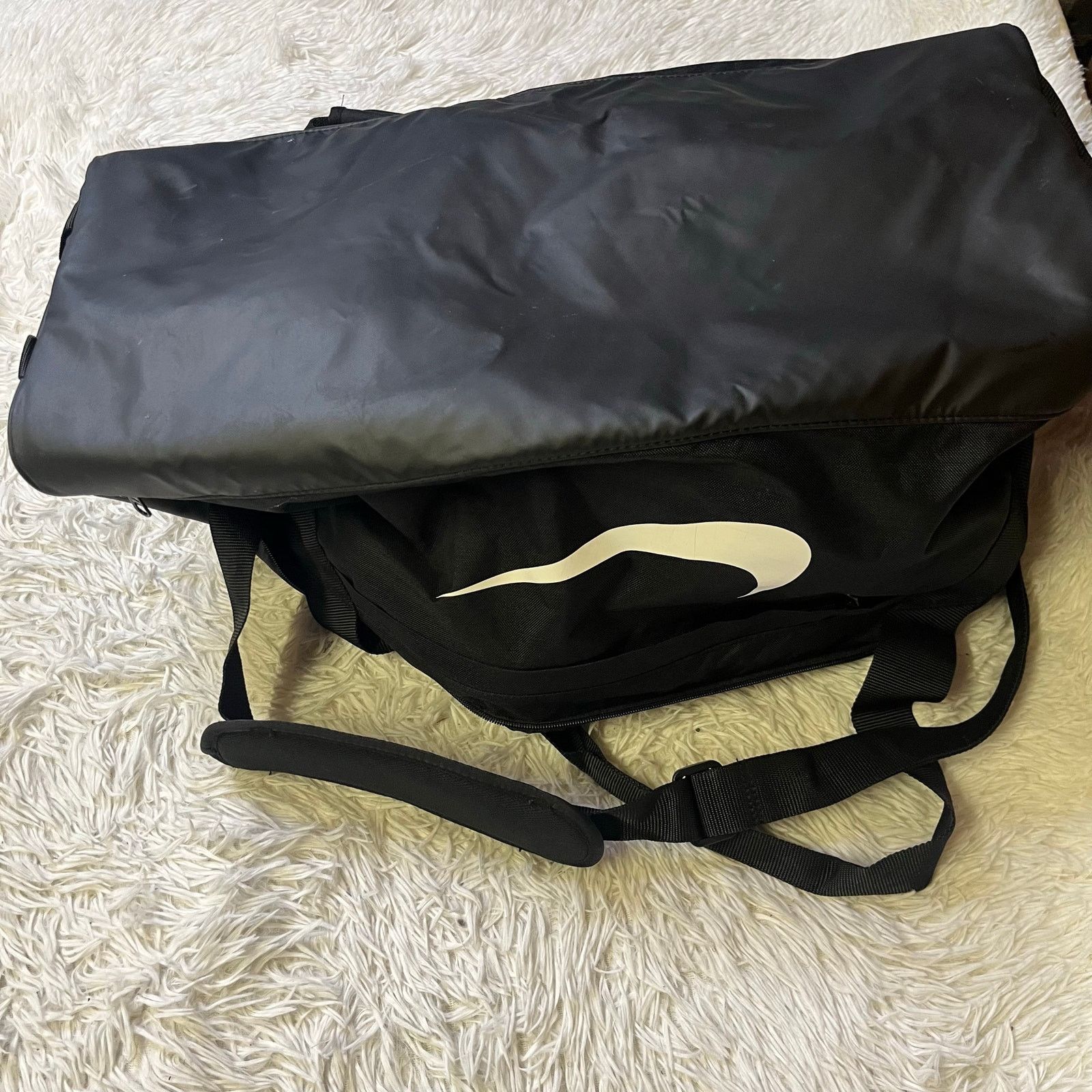 Nike Nike Brasilia Duffel Bag black large gym logo Size ONE SIZE - 3 Thumbnail
