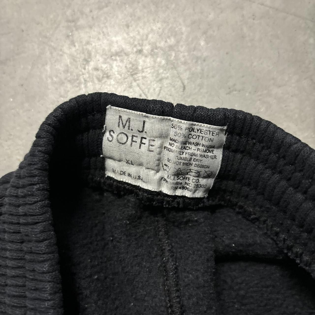 Japanese Brand × Vintage Crazy Vintage 90s Black Made In USA Essential Sweatpants! Size US 36 / EU 52 - 8 Thumbnail