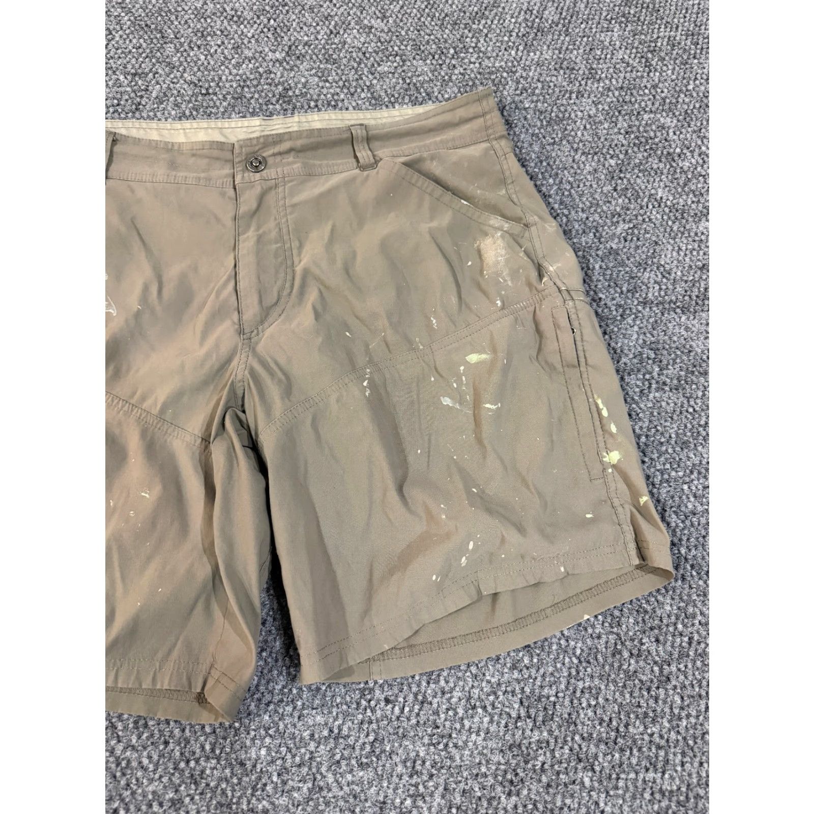 Vintage Kuhl Cargo Shorts Mens 38 Tan Hiking Outdoor Utility Zip Pockets nature Cargo Pocket Pockets UV Quick Dry Moisture Wicking Sun UV Protect Non-stain? Size US 38 / EU 54 - 3 Thumbnail