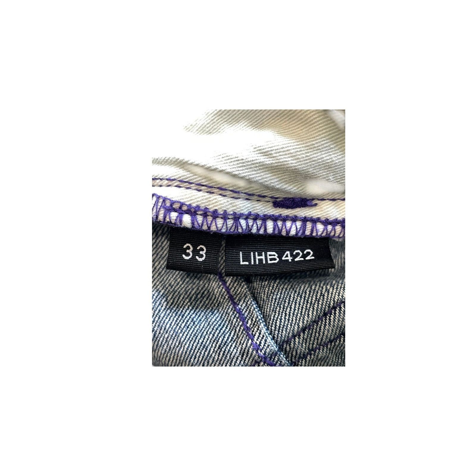 Purple Brand Purple Brand Bleach Wash Jeans Size US 33 - 11 Thumbnail