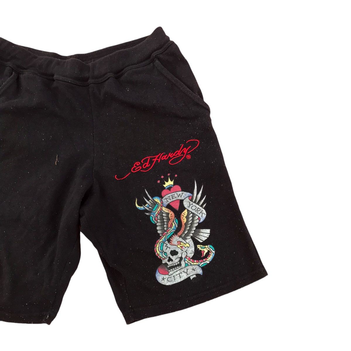 14th Addiction × Ed Hardy × If Six Was Nine ED HARDY SHORT PANT INSPIRED IF SIX WAS NINE Size US 30 / EU 46 - 3 Thumbnail
