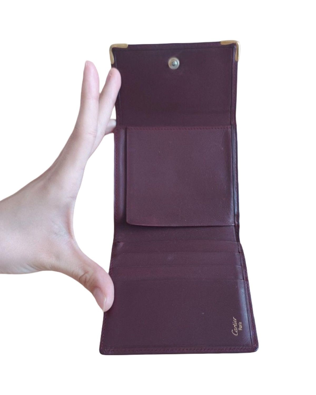 Cartier 🔥RARE🔥 Cartier Leather Wallet Size ONE SIZE - 4 Thumbnail