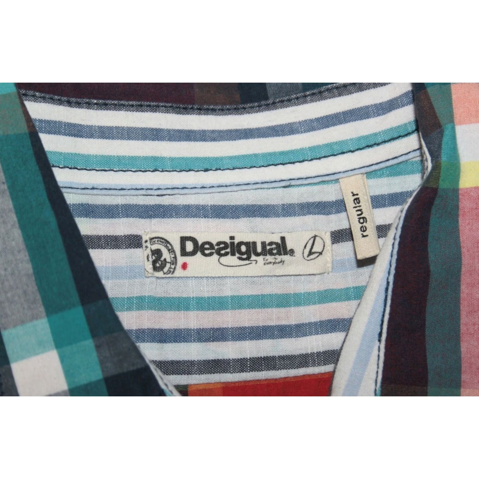 Desigual Desigual Shirt Sargo 41C1300 Regular Size L Multicoloured Mens Size US L / EU 52-54 / 3 - 7 Thumbnail