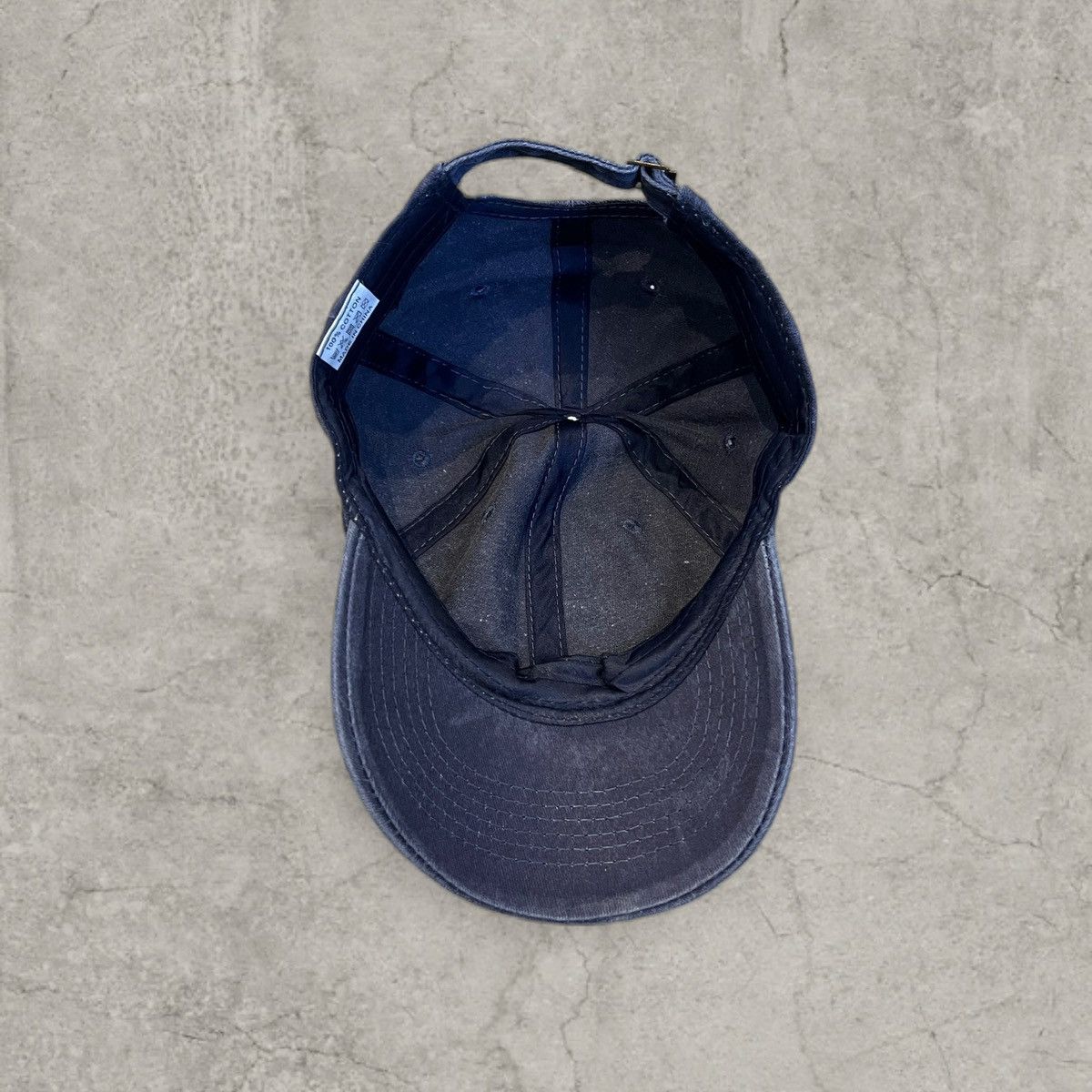 Japanese Brand 90s vintage style cap, navy blue cap, yellow logo. One size Size ONE SIZE - 4 Thumbnail