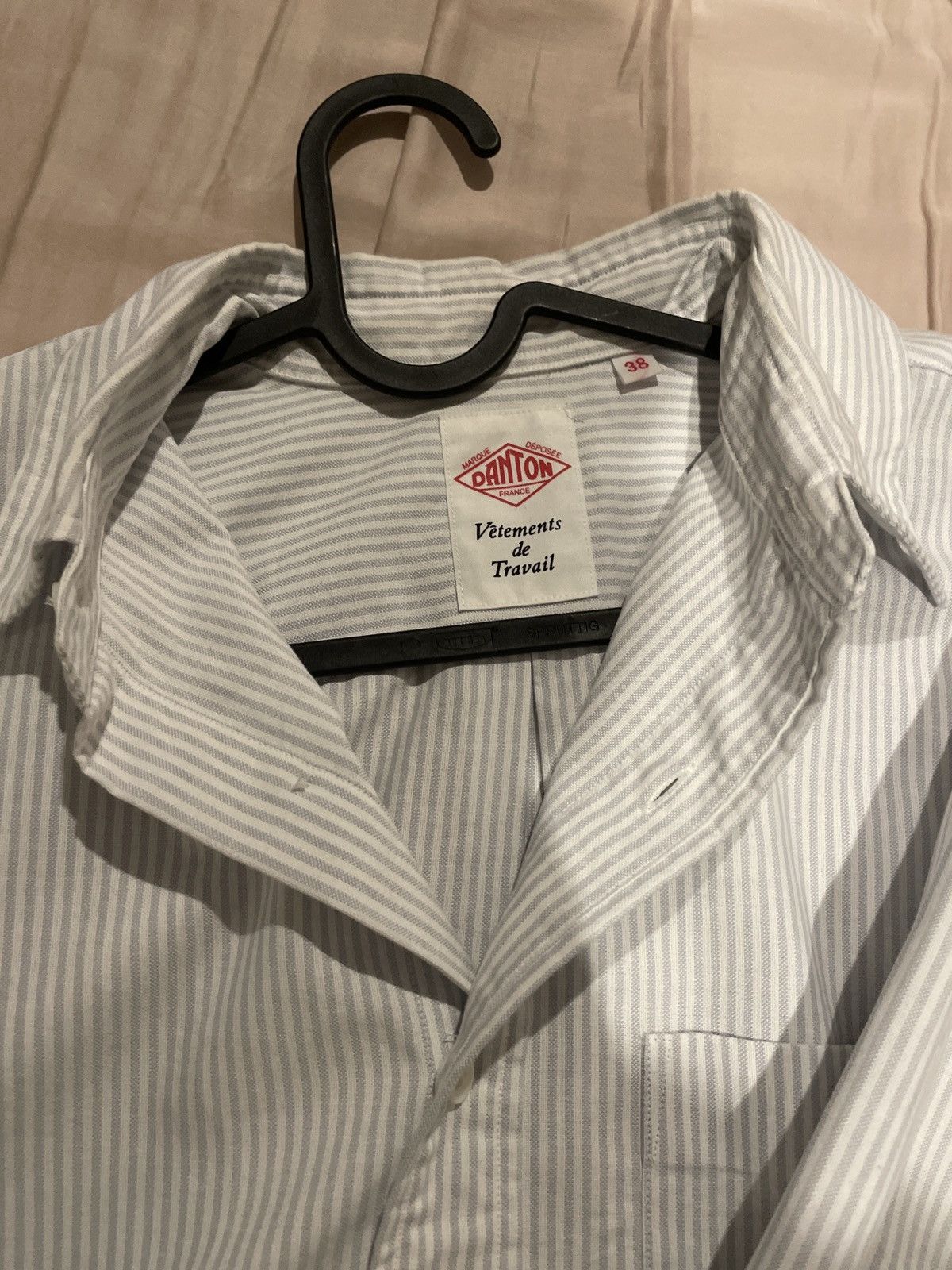 Danton Danton blue and white strip shirt Size US S / EU 44-46 / 1 - 4 Thumbnail