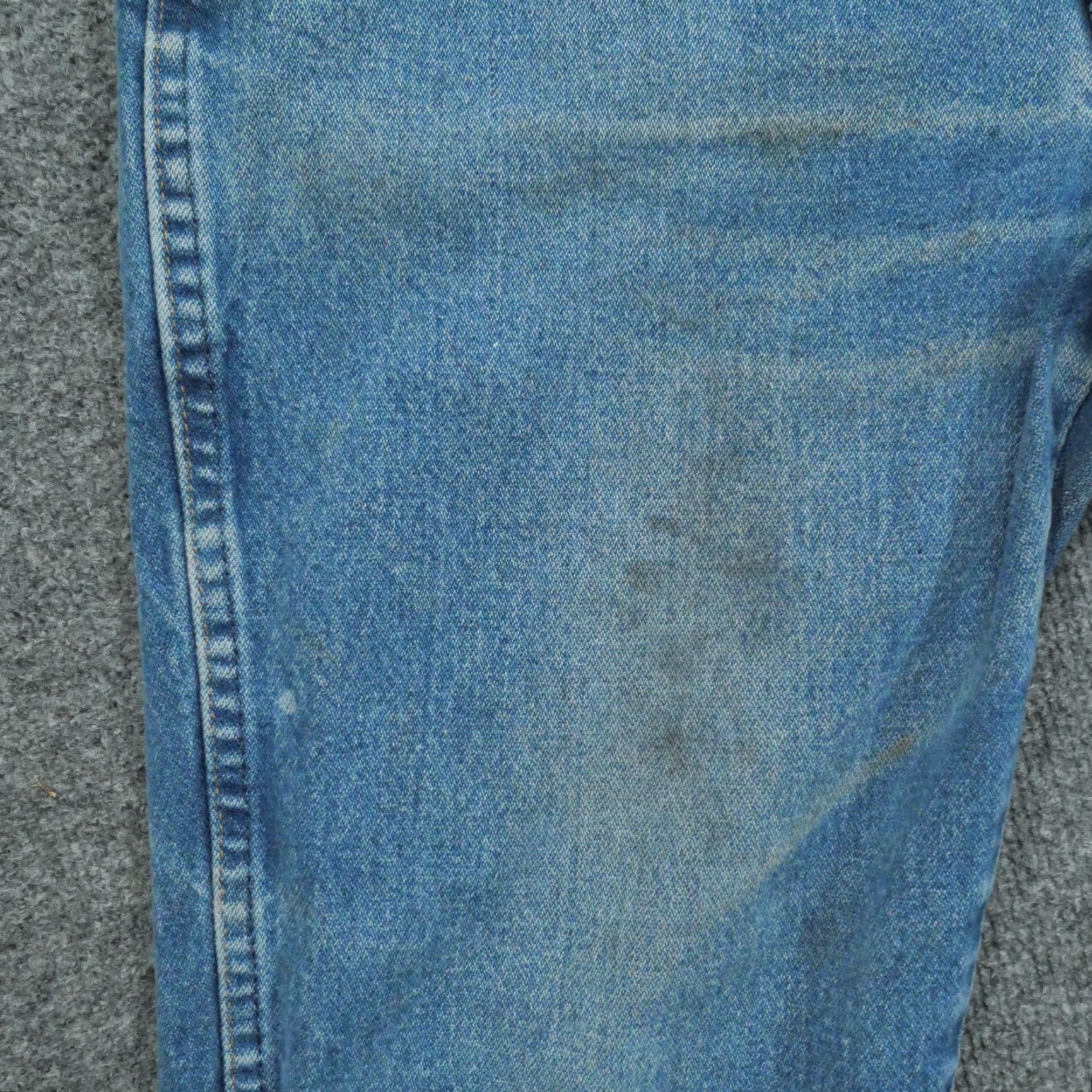 Wrangler VINTAGE Wrangler Jeans Mens 32x24 Blue Pants Distressed Grunge 936PWD Wrangler Cowboy Cut 5-Pocket Denim Jeans Mens Regular Blue 90s Cowboy Size US 36 / EU 52 - 3 Thumbnail