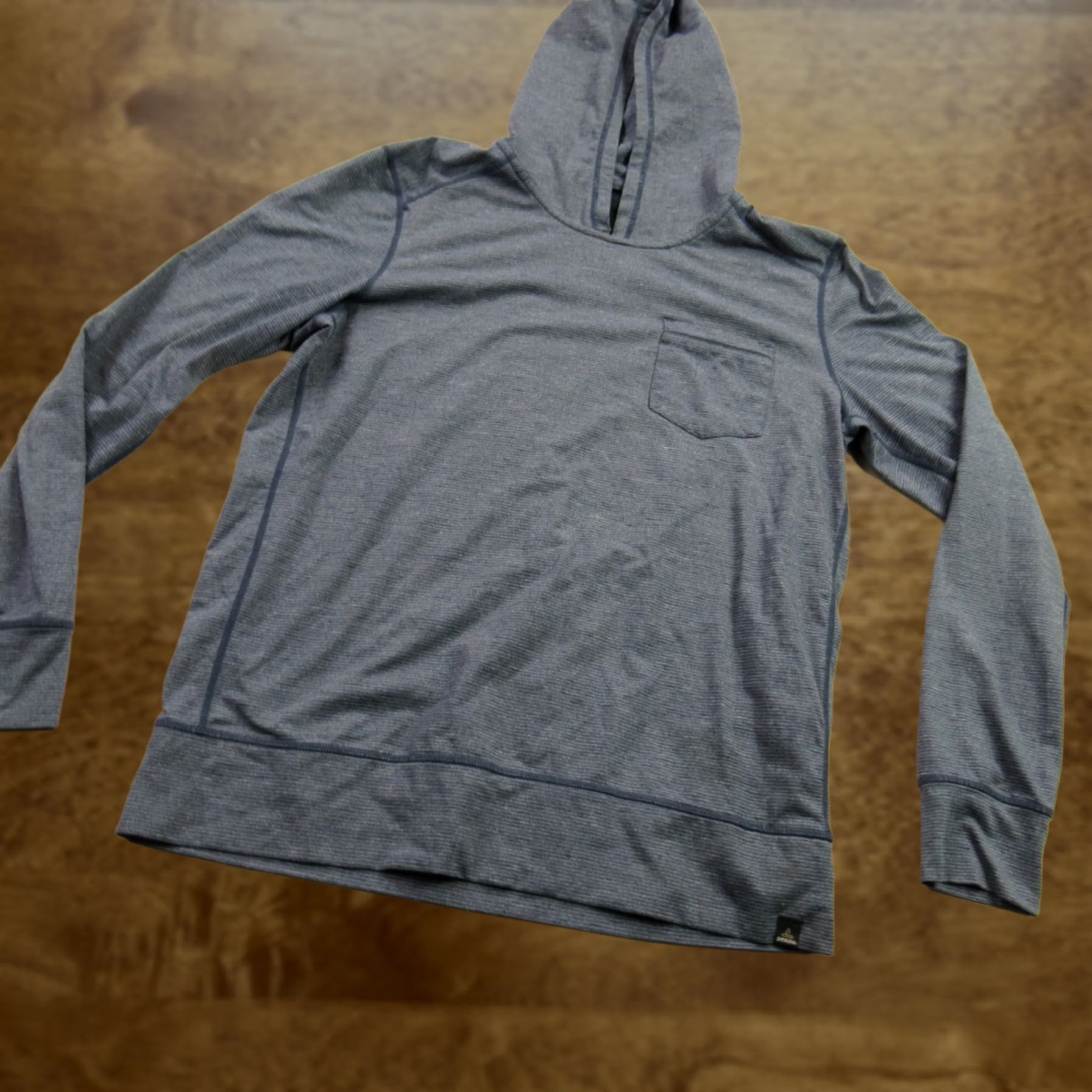 Prana Prana Hoodie Mens M Long Sleeve Hooded Pullover Outdoors Blue Casual Size US M / EU 48-50 / 2 - 1 Thumbnail