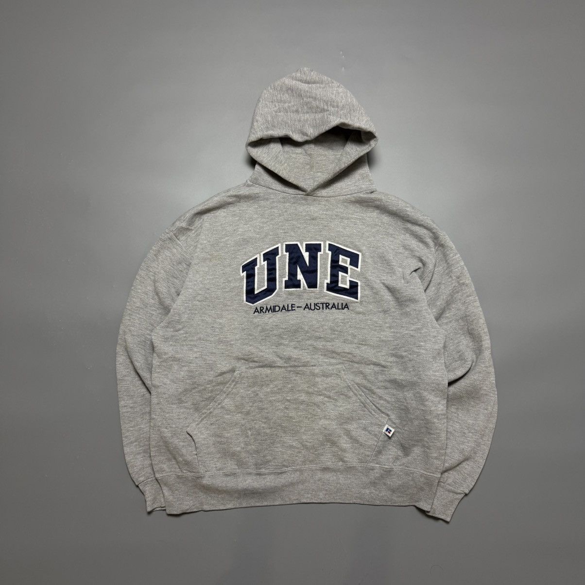 Russell Athletic Vintage Russel Une University Hood Y2K Size US L / EU 52-54 / 3 - 1 Thumbnail