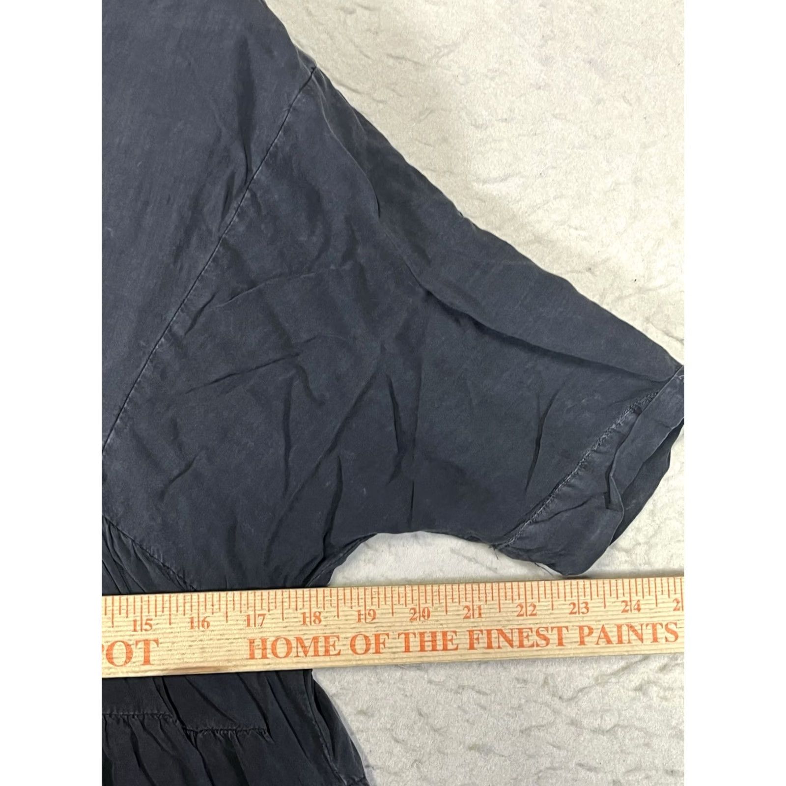 Vintage Mustard Seed Romper Women's V-Neck Open Back Black M Medium Size Solid One-Piece Size 32" / US 10 / IT 46 - 3 Thumbnail