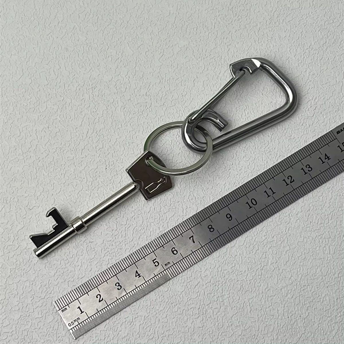 Other Silver Carbiner & Bottle Opener Pendant Keychain Size ONE SIZE - 4 Thumbnail