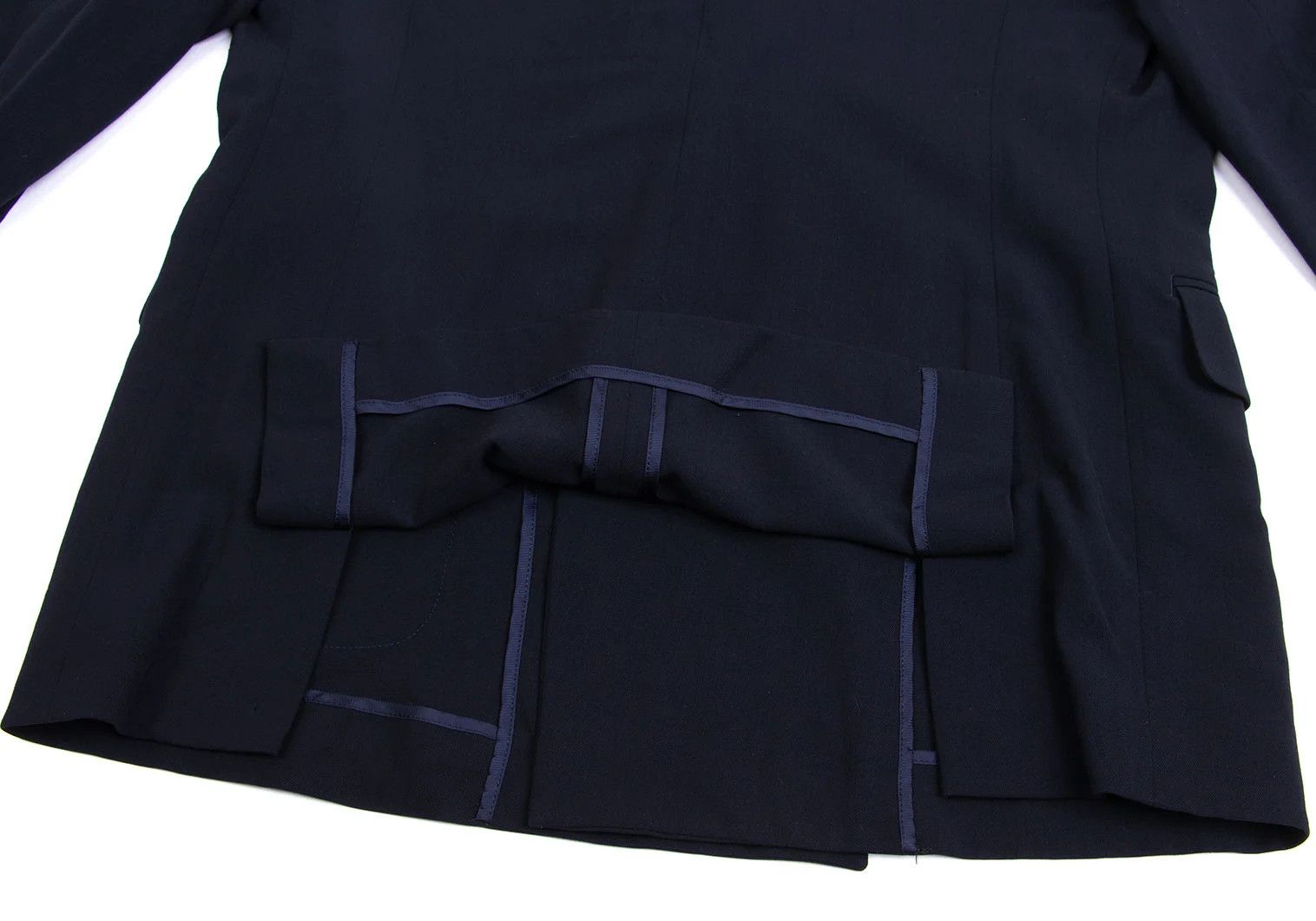 Jean Paul Gaultier Wool Double Jacket in Navy, Size 50 Size US M / EU 48-50 / 2 - 15 Thumbnail