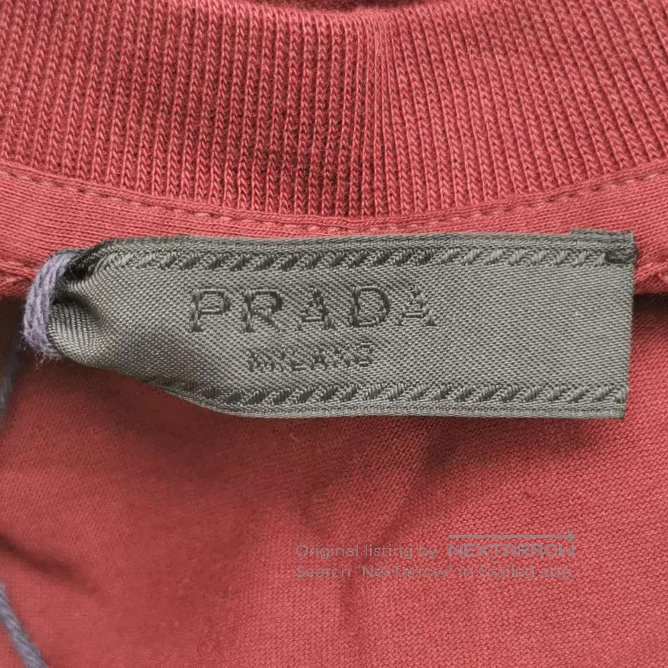 Prada Prada XS Cotton Letter Logo T. Size US XS / EU 42 / 0 - 9 Thumbnail