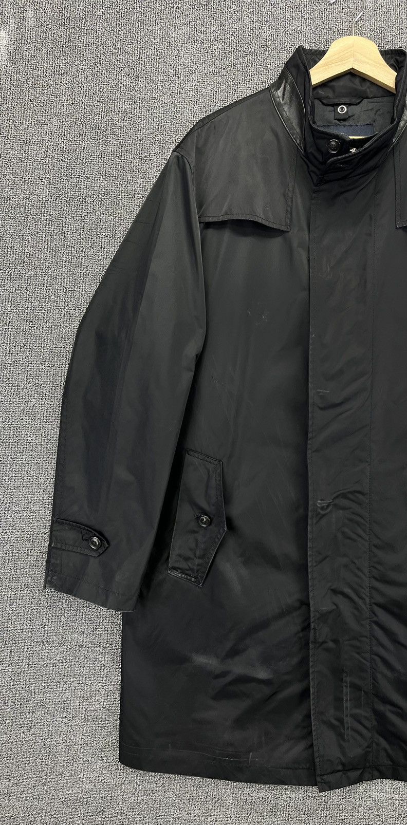 Burberry Vintage Burberry London Trashed Long Jacket Size US L / EU 52-54 / 3 - 5 Thumbnail