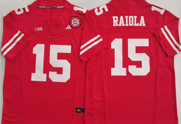 Other Men's Nebraska Cornhuskers #15 Dylan Raiola Red Size US XL / EU 56 / 4 - 1 Thumbnail