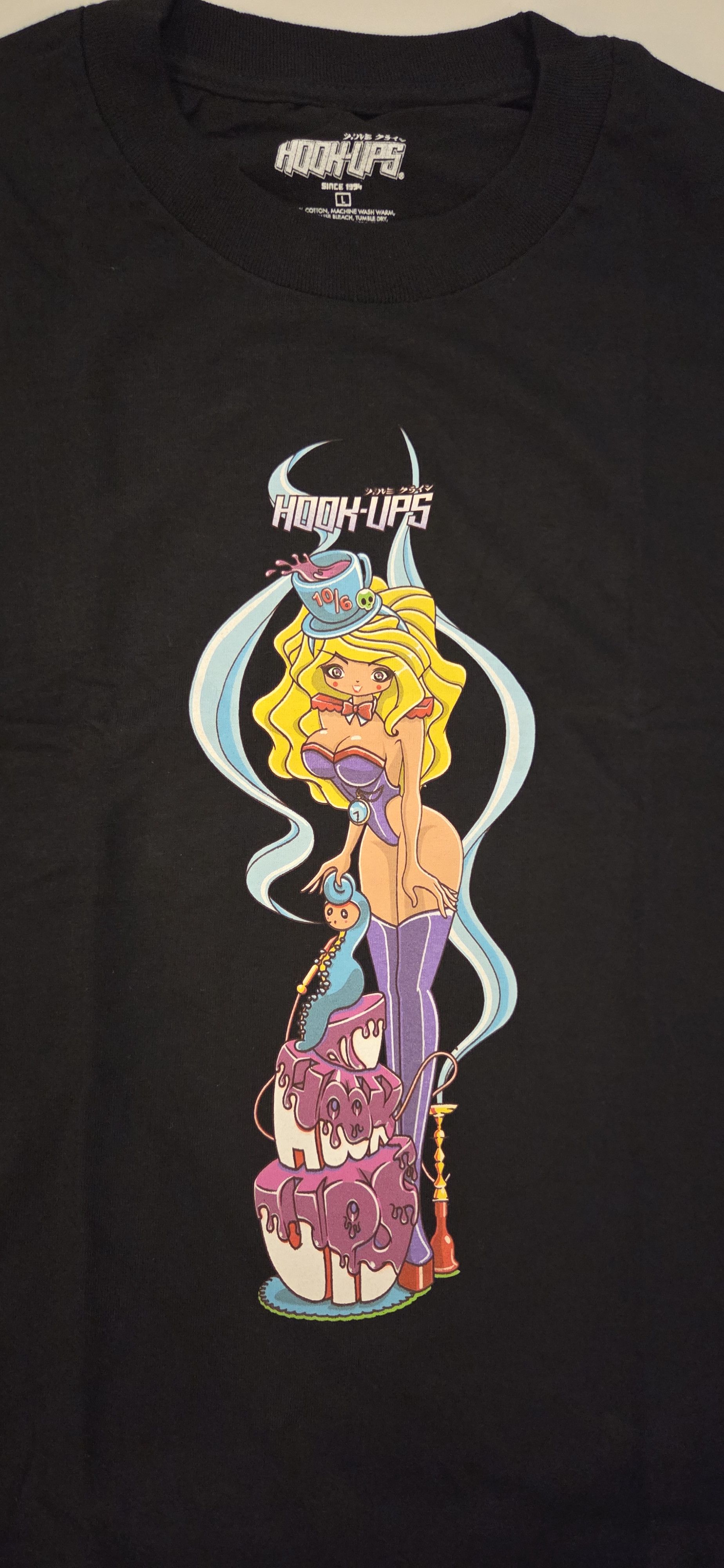Hook-Ups 2009 MAD HATTER SHIRT JEREMY KLEIN DEADSTOCK ALICE HOOK UPS Size US L / EU 52-54 / 3 - 6 Thumbnail
