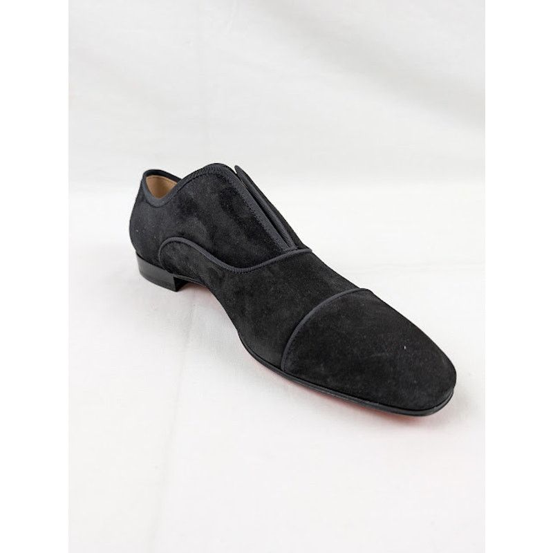 Christian Louboutin o1rshd1 Alpha Male Flat Shoes in Black Size US 8.5 / EU 41-42 - 4 Thumbnail