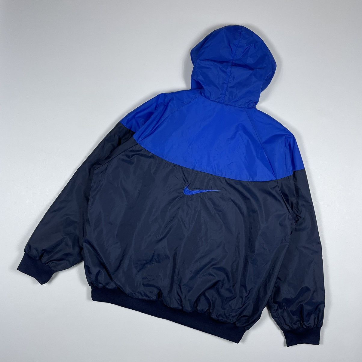 Nike × Vintage Vintage Nike Windrunner Track Nylon Jacket Swoosh Size US XL / EU 56 / 4 - 2 Thumbnail
