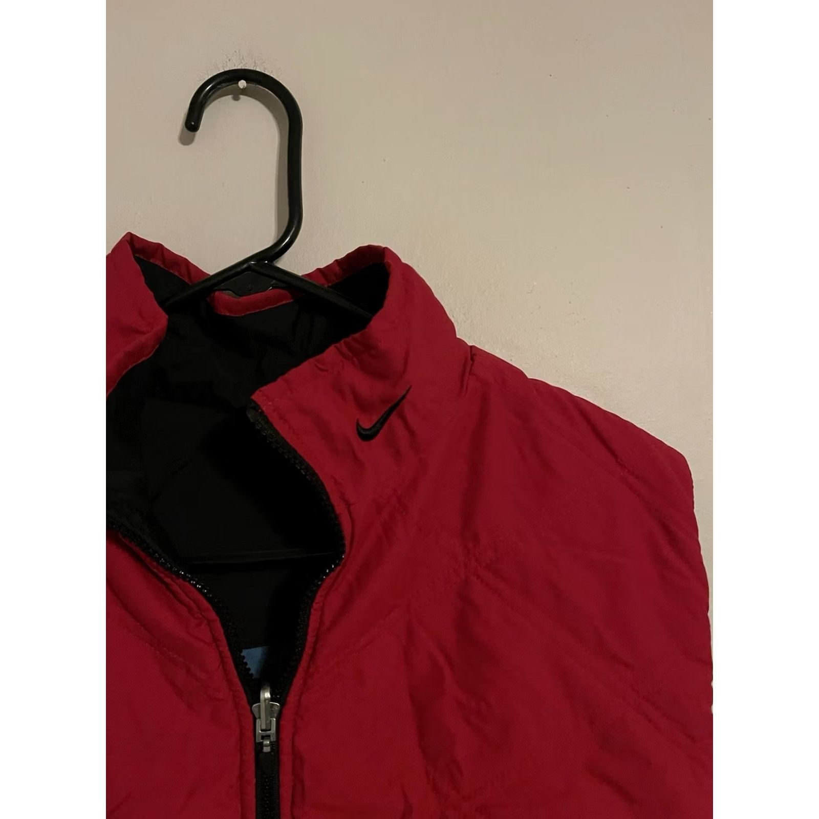 Nike VINTAGE Nike Reversible Vest Jacket Blue Red Padded Full Zip Mens Medium Y2K Size US M / EU 48-50 / 2 - 2 Thumbnail