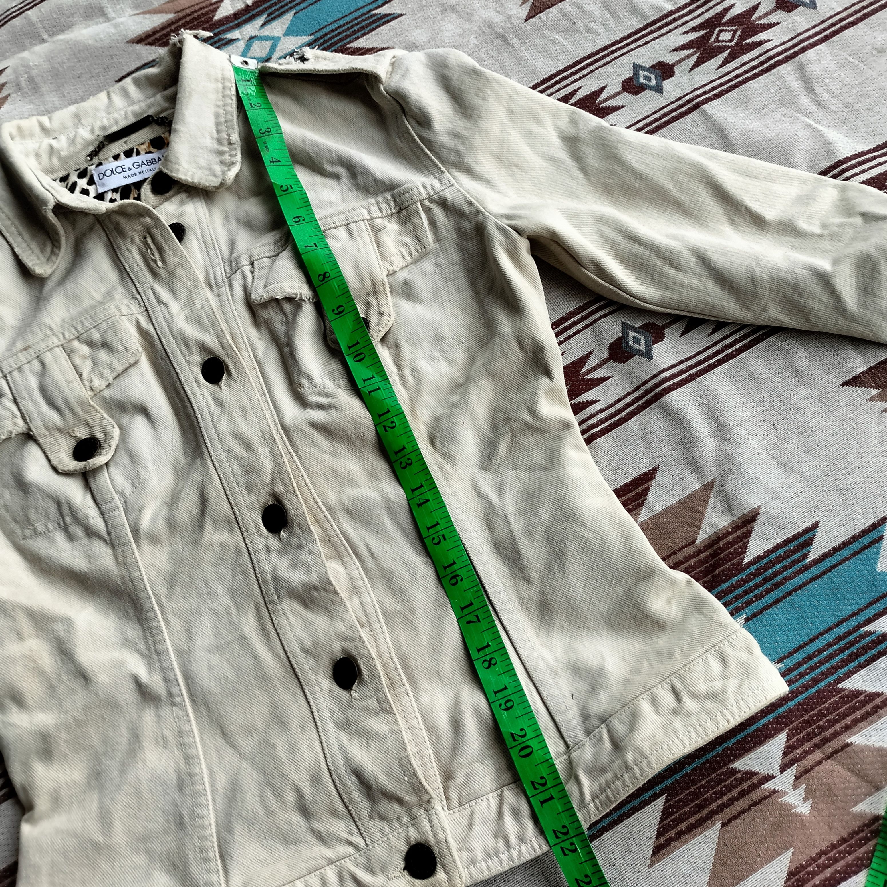 Dolce & Gabbana Dolce & Gabbana destroy leopard inner denim jacket Size XS / US 0-2 / IT 36-38 - 22 Thumbnail