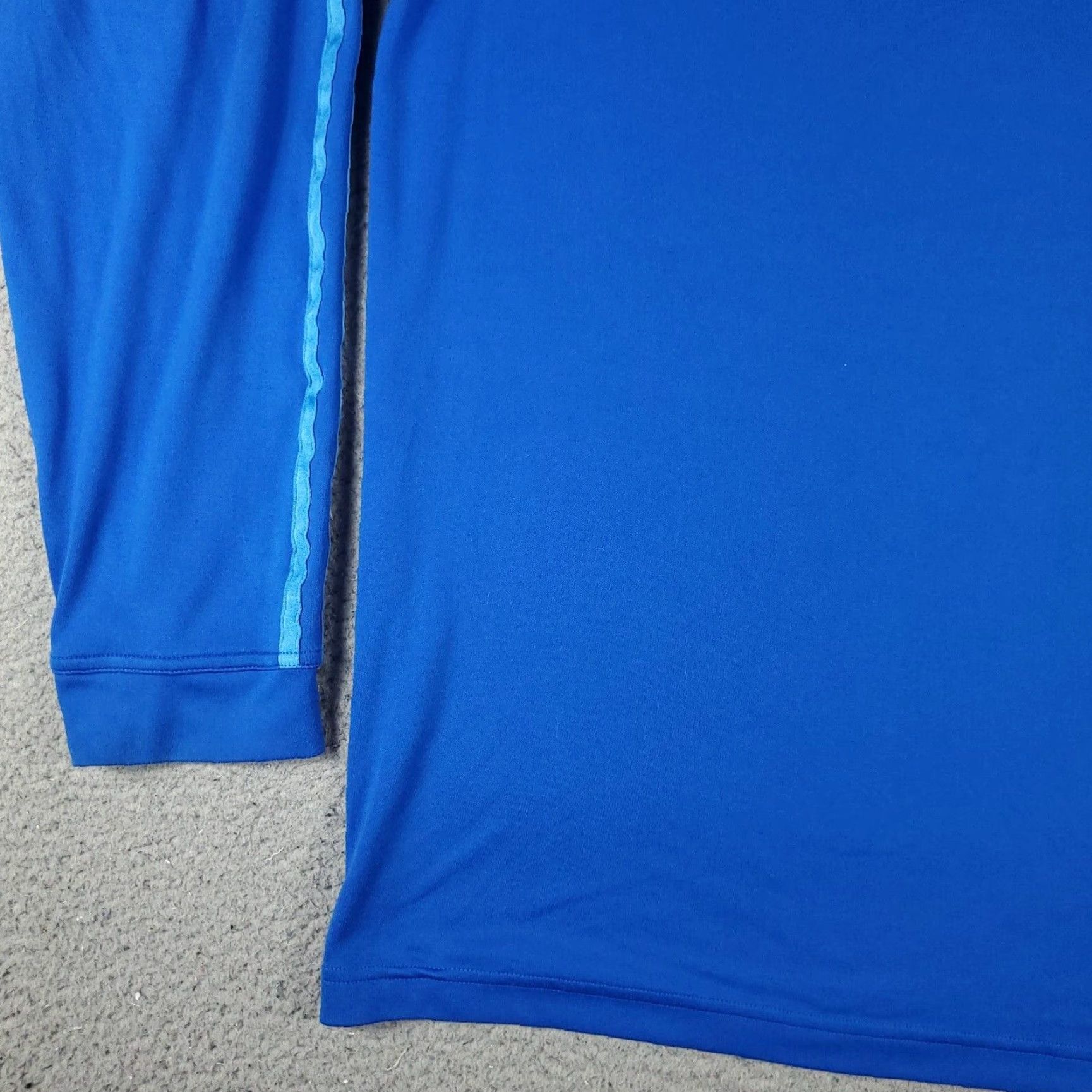 Adidas Adidas Sweater Mens XL Blue 1/4 Zip Pullover Casual Knit Size US XL / EU 56 / 4 - 3 Thumbnail